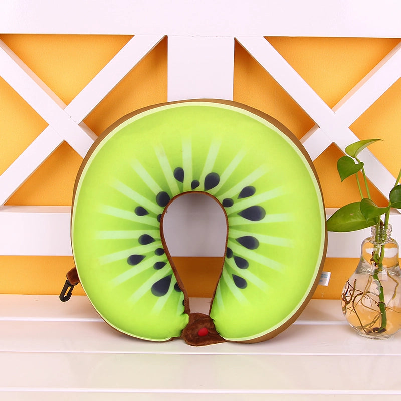 watermelon U-shape neck pillow, view 5 - MRSLM