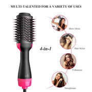 4-in-1 volumizer and hot air brush hair dryer, view 6 - MRSLM