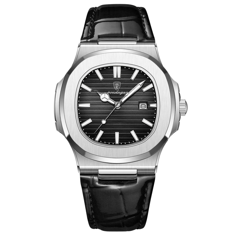 men's slim quartz watch, view 3 - MRSLM