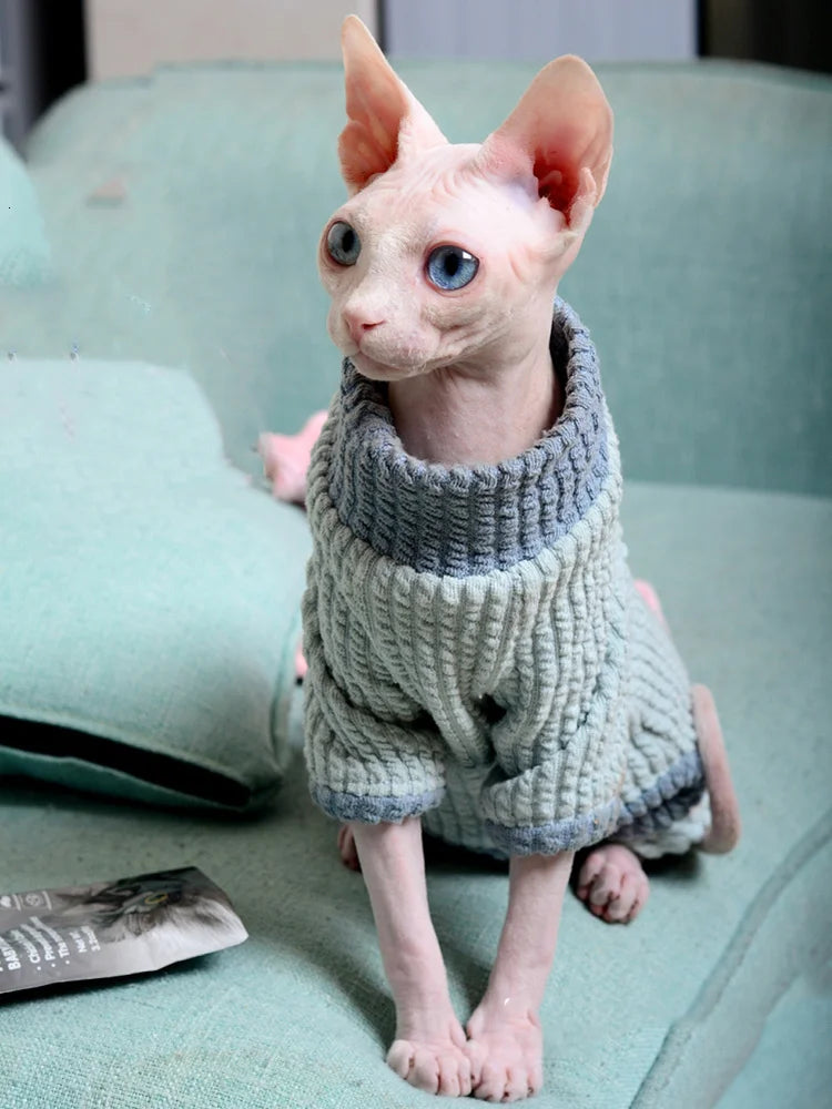 warm cotton pet sweater, view 4 - MRSLM