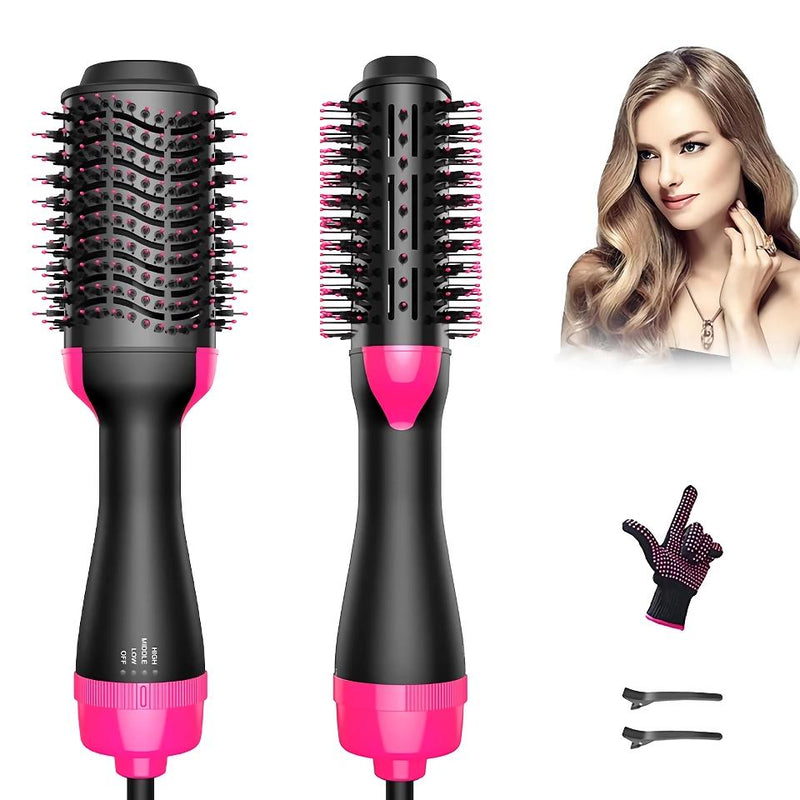 4-in-1 volumizer and hot air brush hair dryer, view 2 - MRSLM