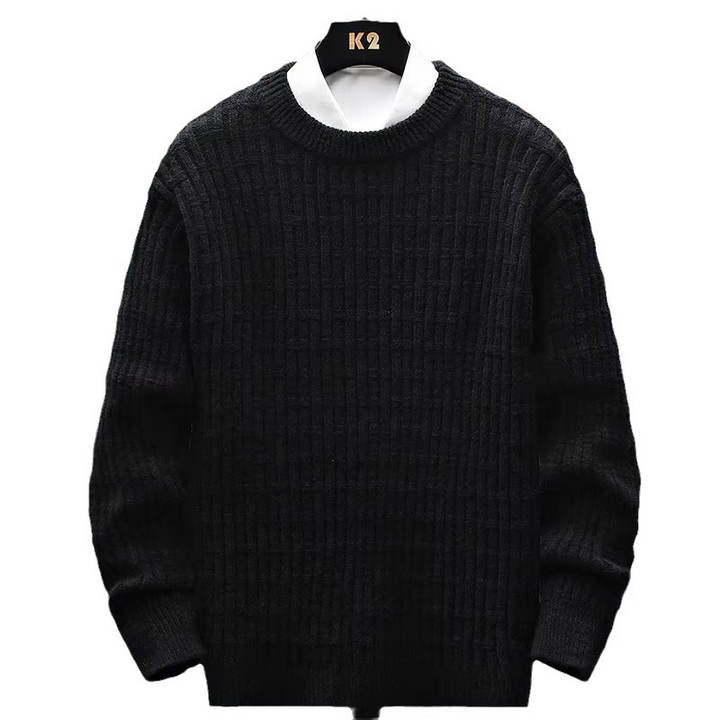 Autumn round Neck Men'S Sweater Coat