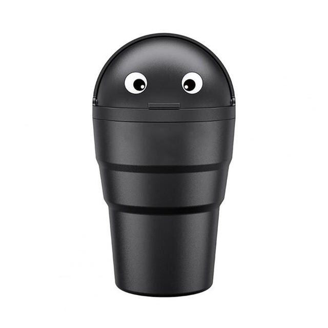 universal mini car trash can with swing lid - MRSLM