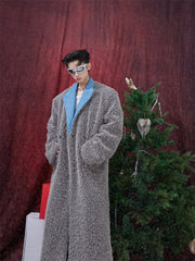 men's mid-length velvet coat, view 2 - MRSLM