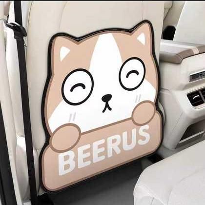 kid-friendly car seat protector, view 5 - MRSLM