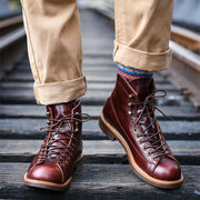 vintage british men ankle boots, view 3 - MRSLM