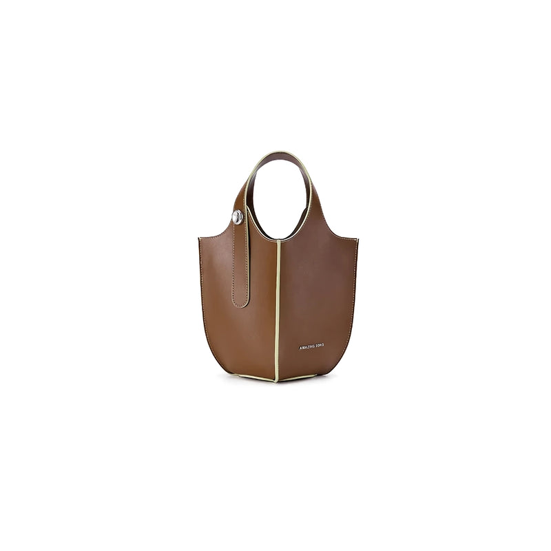 denim bucket crossbody bag, view 2 - MRSLM