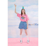 loose cartoon tee, view 7 - MRSLM