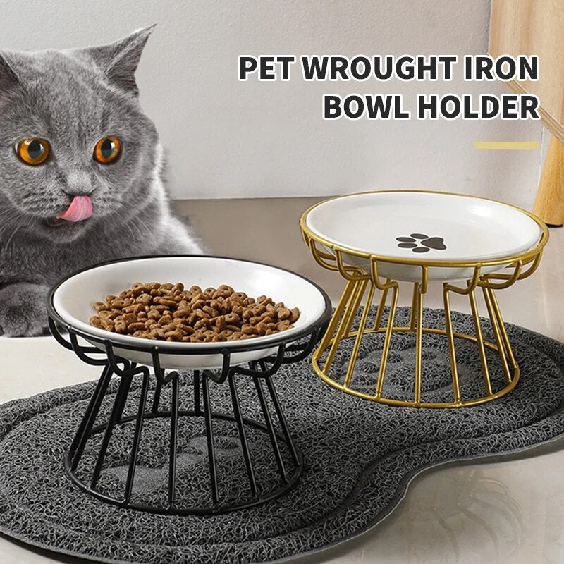 ceramic pet bowl set, view 4 - MRSLM