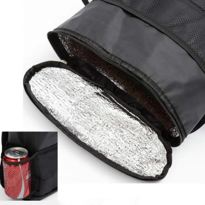 Deluxe Car Back Seat Multi-Pocket Organizer with Tissue Box Holder