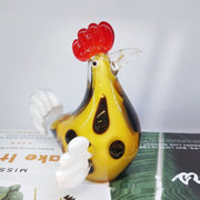 Handmade blown glass animal ornament, view 6 - MRSLM