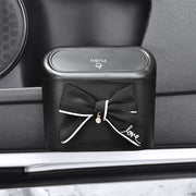 bowknot car hanging trash bin, view 2 - MRSLM