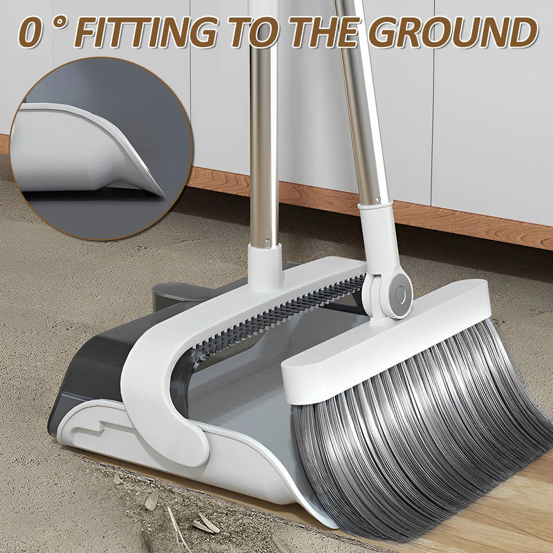 adjustable broom and dustpan set, view 3 - MRSLM