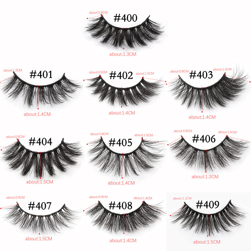 faux mink eyelashes set, view 9 - MRSLM