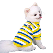 rainbow fleece pet vest, view 2 - MRSLM