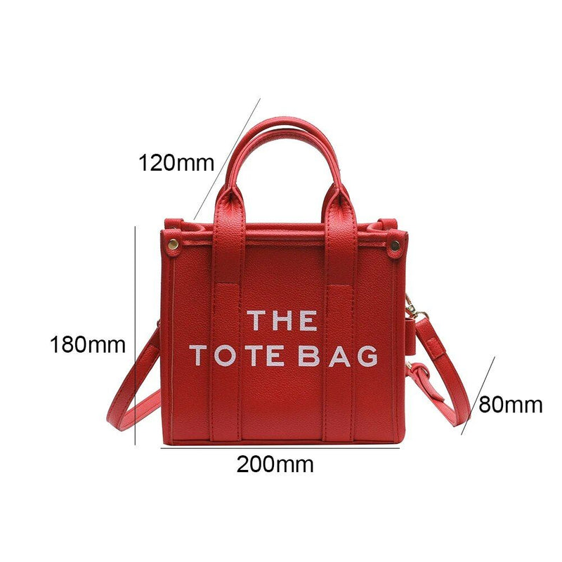 women's PU leather tote bag, view 8 - MRSLM