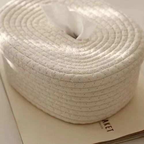 nordic style cloth tissue box, view 2 - MRSLM