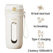 portable blender cup, view 3 - MRSLM