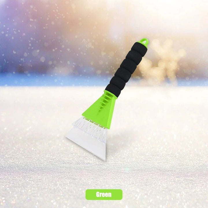 Quick Clean Ice Scraper & Snow Brush for Cars