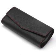cowhide leather sunglasses case for car visor, view 14 - MRSLM