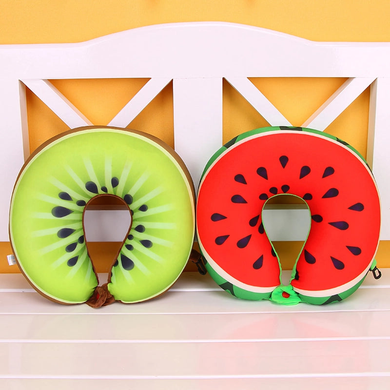 watermelon U-shape neck pillow, view 9 - MRSLM