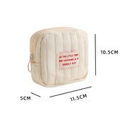Compact zip cosmetic case, view 9 - MRSLM