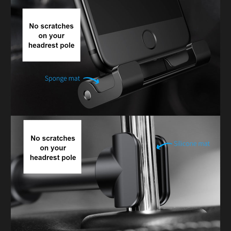 car tablet holder for headrest, view 7 - MRSLM