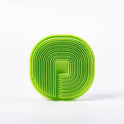 Soft silicone body scrubber and shampoo brush, view 2 - MRSLM
