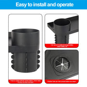 space-saving car cup holder tray, view 4 - MRSLM