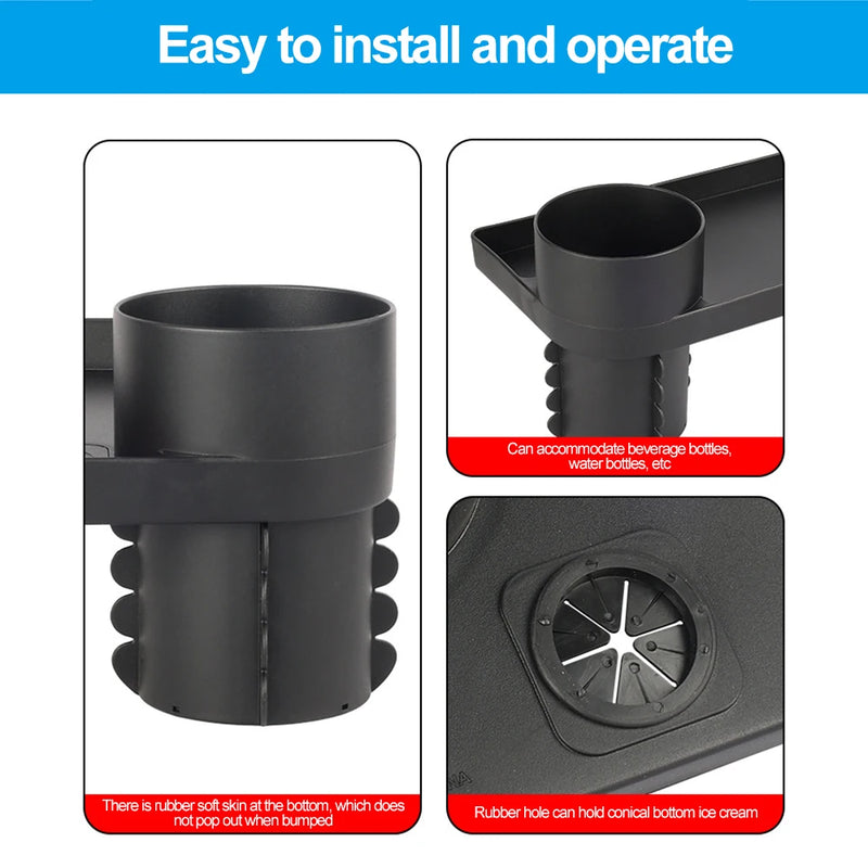 space-saving car cup holder tray, view 4 - MRSLM