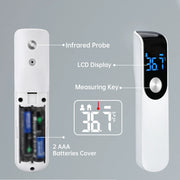 non-contact infrared thermometer, view 7 - MRSLM