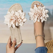 women's floral flip flops, view 6 - MRSLM
