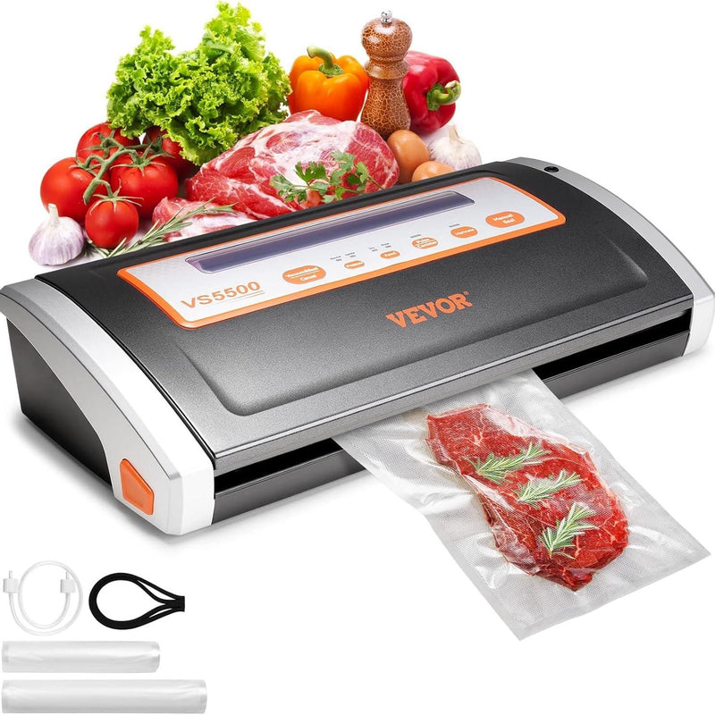 Automatic vacuum sealer machine with cutter, view 2 - MRSLM