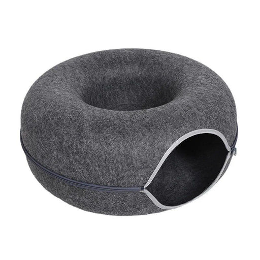 Donut cat bed for 2 cats, view 3 - MRSLM