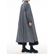 army green stylish trench coat, view 8 - MRSLM
