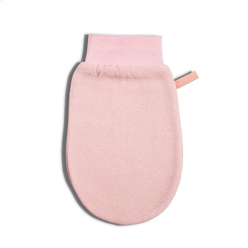 exfoliating body scrub mitt, view 4 - MRSLM