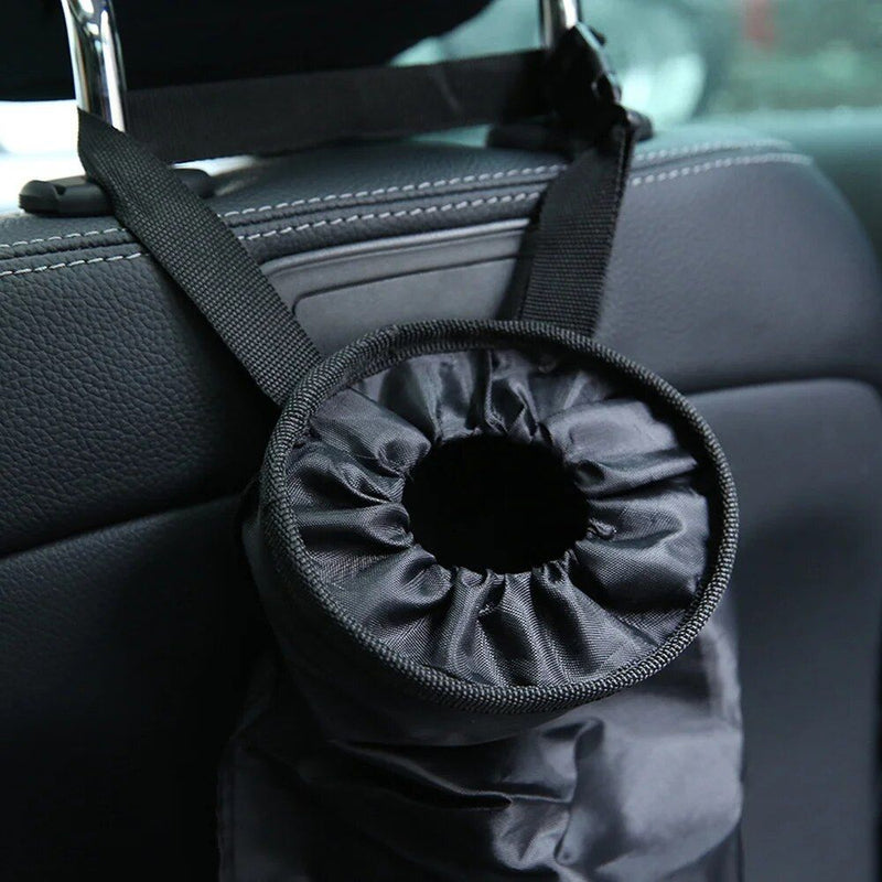 car backseat organizer with garbage bag, view 3 - MRSLM