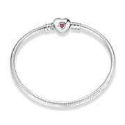 s925 silver snake bone chain bracelet, view 8 - MRSLM