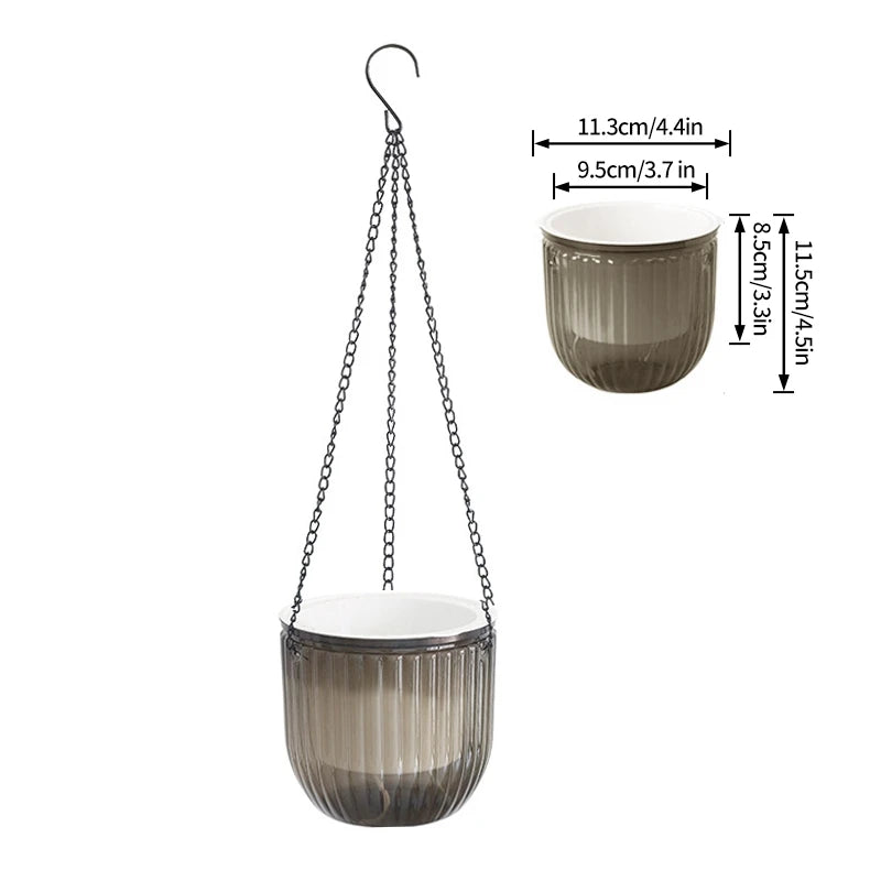 hydroponic hanging flowerpot, view 2 - MRSLM