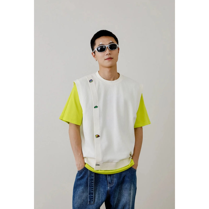 sleeveless loose pullover, view 8 - MRSLM