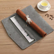 A4 PU leather document organizer, view 10 - MRSLM