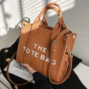 women's PU leather tote bag, view 12 - MRSLM