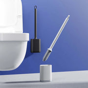 wall mounted silicone toilet brush, view 4 - MRSLM