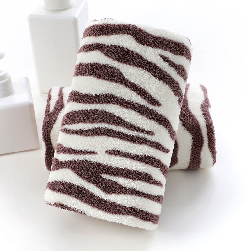 quick-dry zebra stripe microfiber towel, view 8 - MRSLM