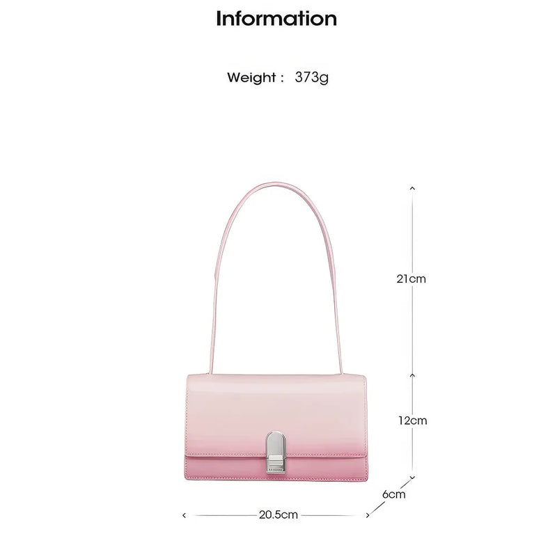 pink shoulder bag, view 7 - MRSLM