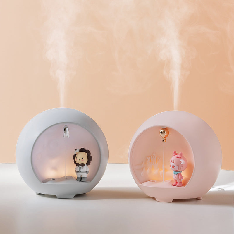 cartoon aromatherapy lamp and USB mini humidifier, view 6 - MRSLM