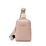 pu leather crossbody chest bag, view 5 - MRSLM