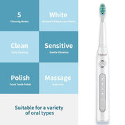electric sonic toothbrush, view 7 - MRSLM