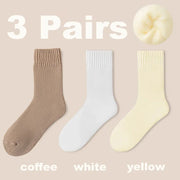 3 pairs women's cozy socks, view 5 - MRSLM