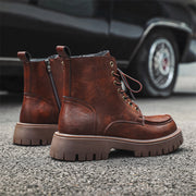 handmade leather ankle boots, view 6 - MRSLM